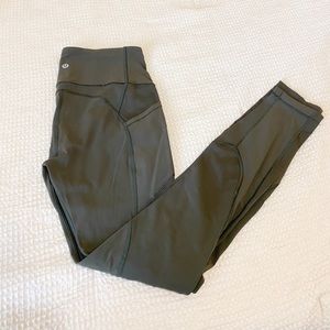 olive green lululemon leggings